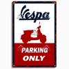 Ретро Жестяная Табличка для Домашнего Декора, Винтажный Металлический Постер Vespa, Клубный Бар, Украшение Стен Мотоциклетного Гаража, Табличка