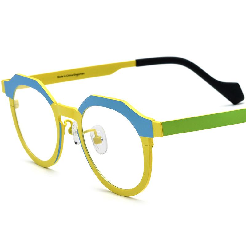 Latest Glasses Frames for Girls Eyeglass Frames Striped Optical Neutral Vintage