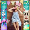 Easter Couplet Welcome Happy Easter Banner for Spring Indoor Outdoor
