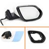 Auto Left Right Rear Heated Mirror Glass Mirror Cover Frame Turn Signal Light Lamp Bottom for Great Wall Haval F7 F7x