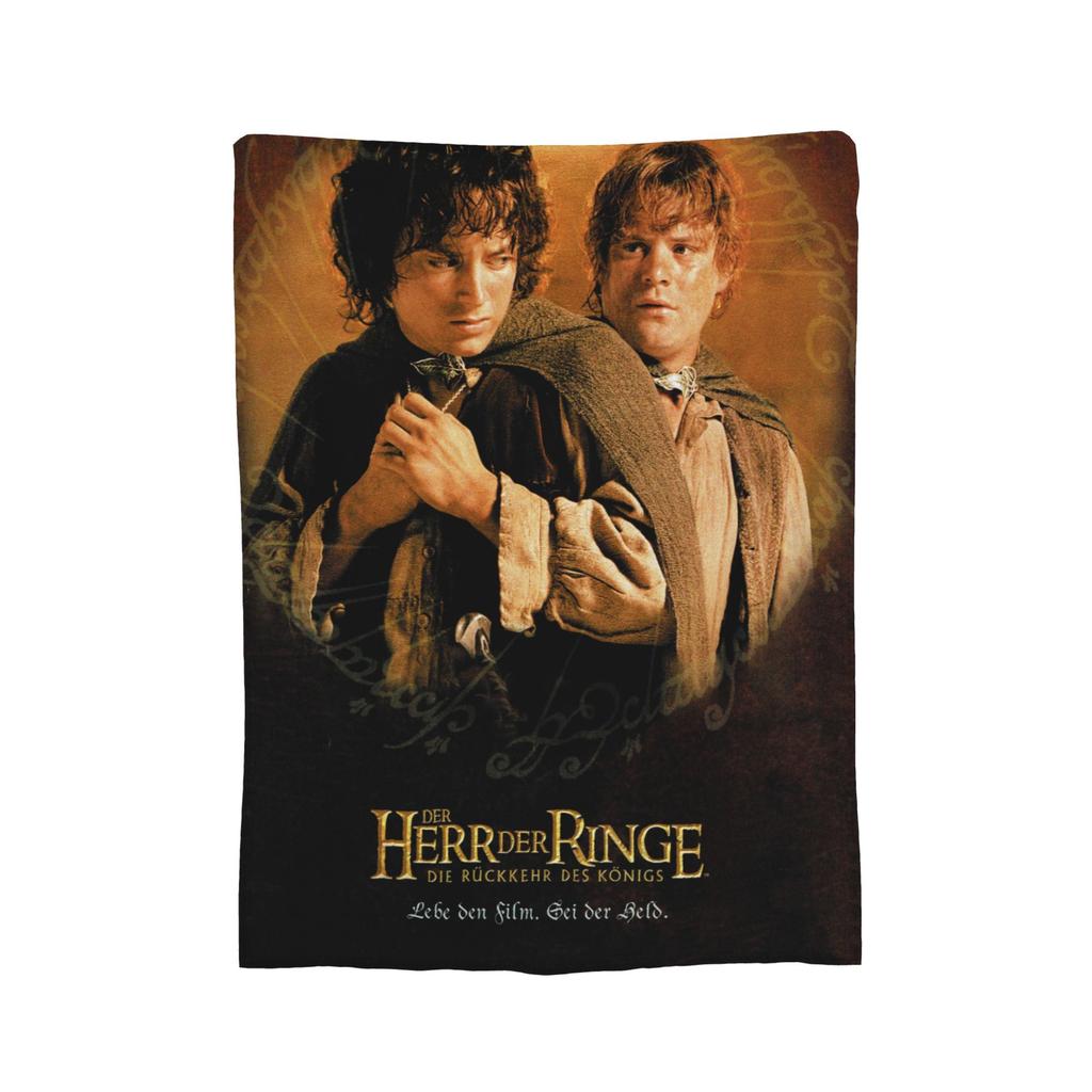 L-Lords Of The R-Rings Blankets Fleece Spring/Autumn Portable Soft Throw Blankets for Bedding Travel Quilt
