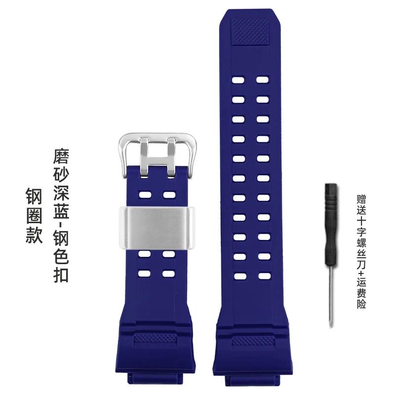 Silicone Rubber Watch Band For Casio G Shock GW9400 GW 9400 GW9200 Camouflage Color Strap Waterproof Men's Bracelet Accessories
