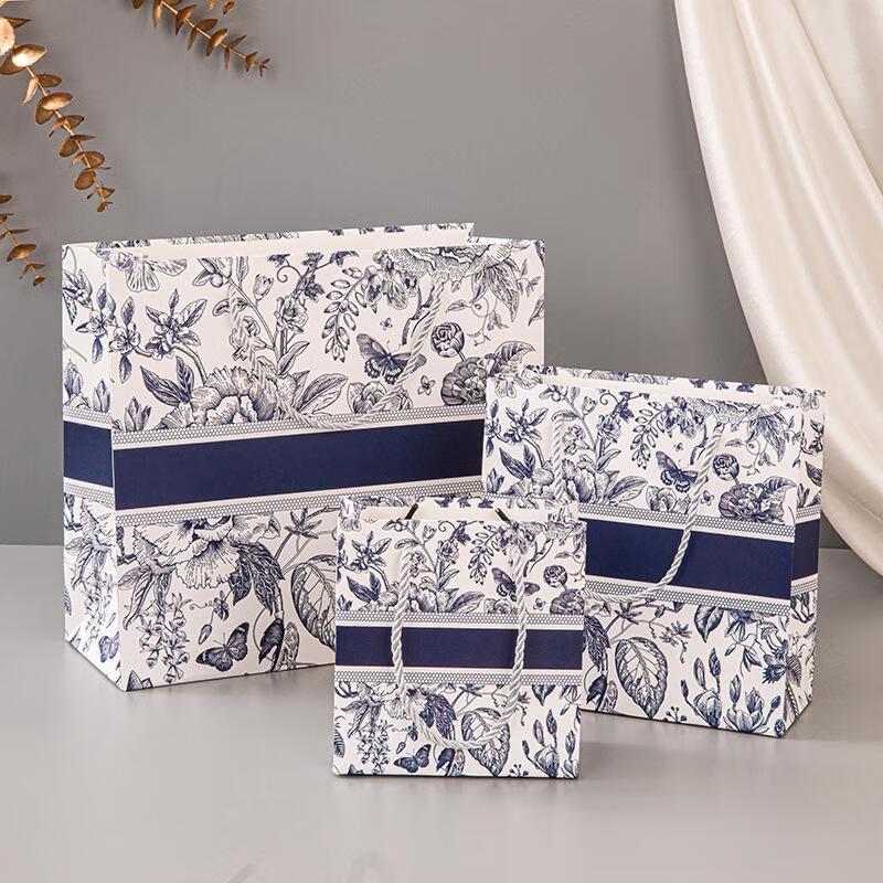 HANDUNYOU Пустая Долина Орхидея Подарочные Сумки-Тоуты, Средние (20 шт.)