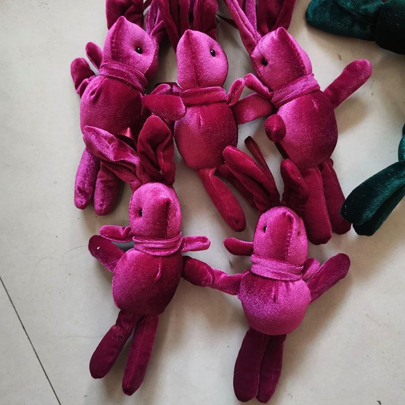 Korean Plush Velvet Long-Legged Wishing Rabbit Doll Toy Gift Box Bouquet