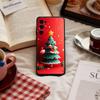 C-Рождество C-Мультяшный Санта Силиконовый Чехол Для Телефона Для Samsung S 25,24,23,22,30,21,10,9,Ultra,Plus,Lite,FE,4,5 G Мягкий Черный Чехол