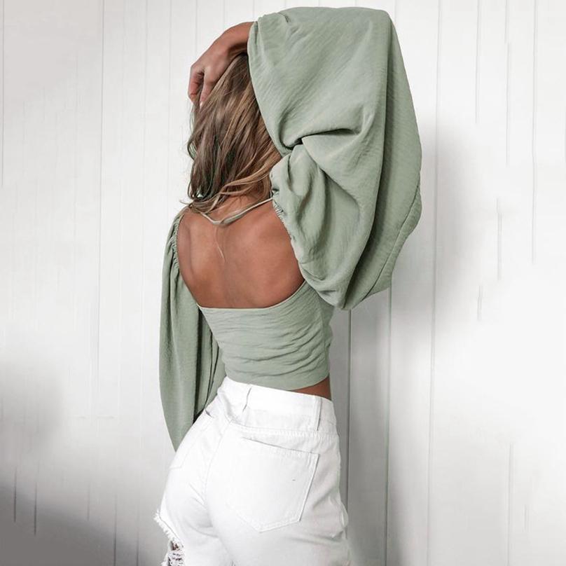 Creativity Summer Ladies Fashion Personality Bubble Sleeve TopSexy Bow Tie Tube Top Women's Clothing