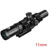 FIRE WOLF 1.5-4X30 Jacht Tactische Optische Scope Met Rood Groen Lichtgevend Kruis Torentje Locking Scope Range Scope