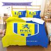 RKC Waalwijk Logo Pattern Bedding Set Quilt Cover Pillowcase Home Decor Gift (1 * duvet cover + 2 * pillowcase, without core)