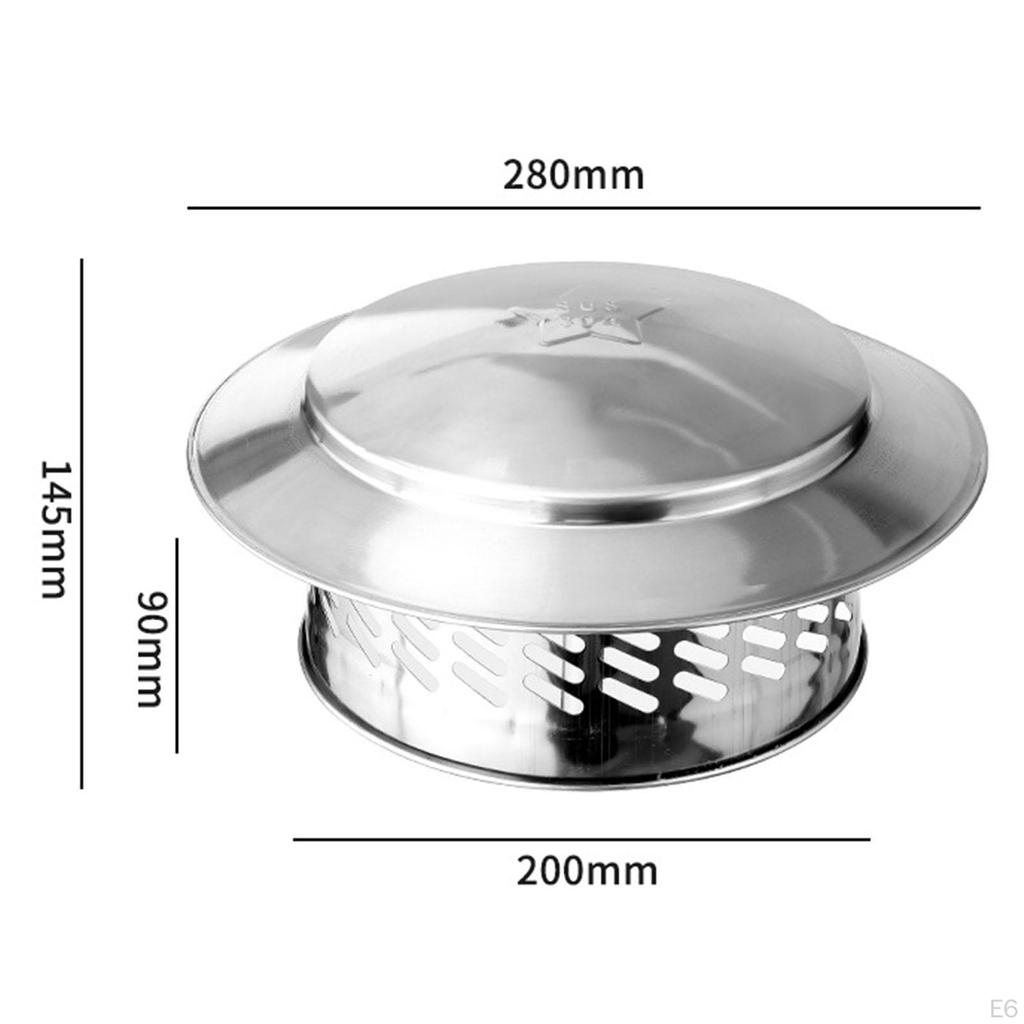 Крышка дымохода дождевой дымоход камин открытый для горшков защитный кожух трубы