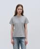 LOEIL Solid Basic Short Sleeve T-Shirt - Melange Gray