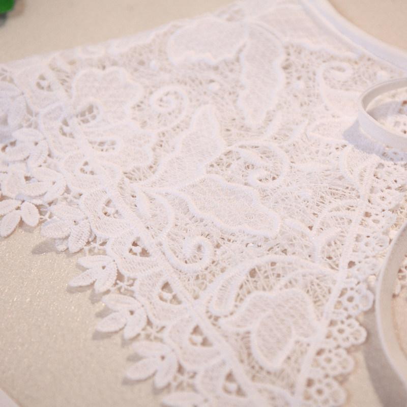 Универсальная маленькая шаль, женский искусственный воротник, весеннее и летнее платье, декоративный воротник, водорастворимый большой кукольный воротник, искусственный воротник