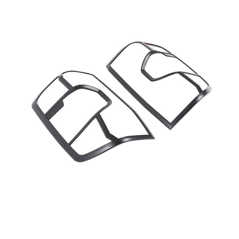For Ford Ranger Wildtrak T9 -2025 Car Accessories ABS Matt black Car Rear Taillight Turn Signal Frame Cover Trim