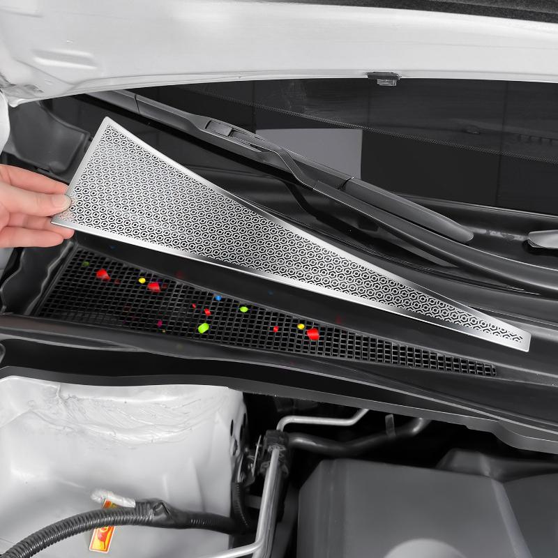 For Toyota Sienna Granvia Front Hood Vent Dust Cover Engine Bay Bug Net Door Speaker Grill Anti-leak Car Accessories Interior