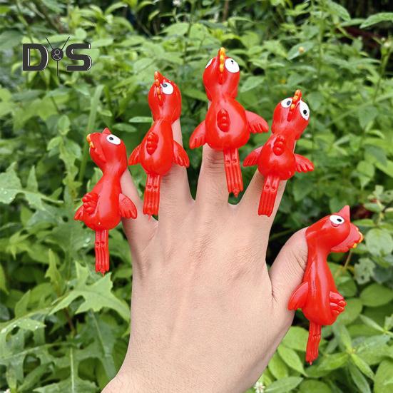 10 шт. катапульта для летающих цыплят, резиновая катапульта для куриных пальцев, эластичная стрелялка для цыплят для детей, для игр в помещении и на открытом воздухе, для рождественских вечеринок, подарок, подарок