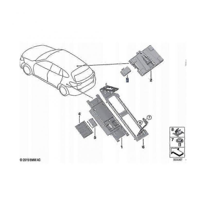 Батарея Sos Телематика Bmw Oe 84102447710