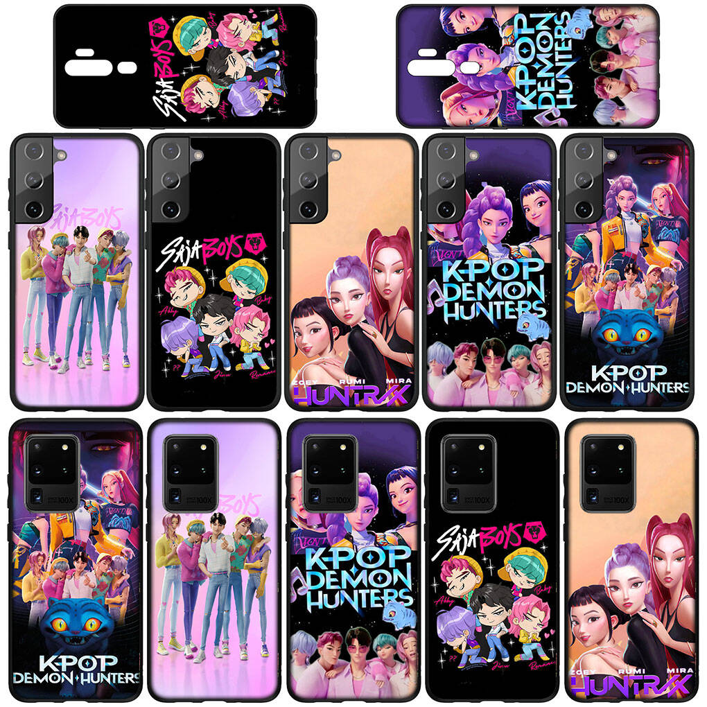 Чехол для телефона для iPhone 17 16 15 Plus X Huawei P30 P20 Lite Redmi Note 14 12 11 13 Pro Max OPPO A60 A80 A40 A18 KPop Saja Demons Boys Hunters Jinu Чехол