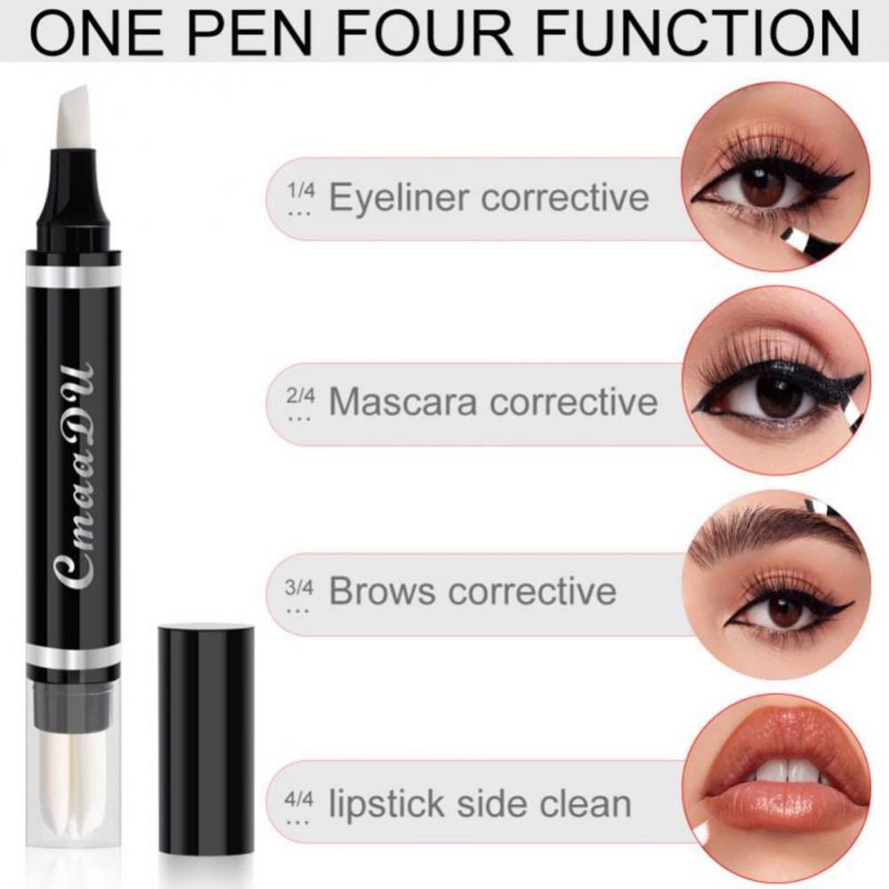 Fizz Liner Brush Pen Liner Remover Pencil Lip Line Tattoo Eyebrow Clear Removal Pen Makeup Correction Waterproof Black, 1 шт., 01 Eyeliner Remove