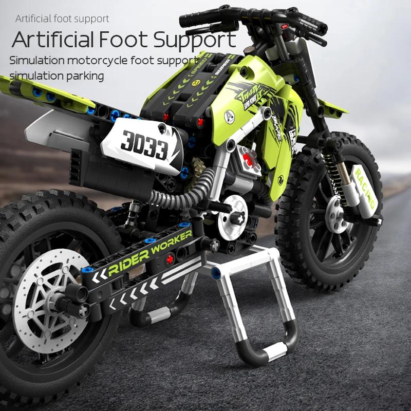Motorcycle Toy Building Blocks Kit,Stem Bricks Sets,Toys for Boys & Adults,Build A Model Motorcycle 476PCS