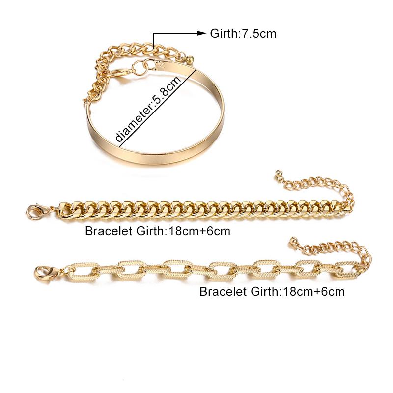 Модный кубинский браслет-цепочка для женщин, толстый браслет, женский богемный ювелирный подарок