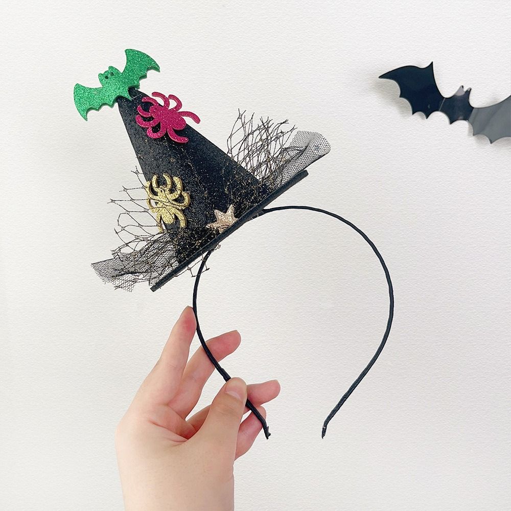 Повязка на голову в виде летучей мыши и тыквы, симпатичный обруч для волос на Хэллоуин