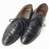 80s-90s Vintage MEZLAN U-Tip Business Shoes Black size 8W 26.0 Men's(USED)