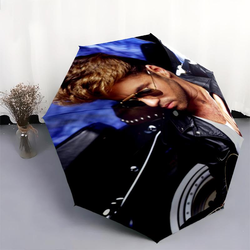 Автоматический зонт George Michael - Подходит для путешествий, улицы, портативный зонт, подарок на день рождения, повседневные принадлежности