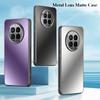Для Huawei Mate 60 50 50E 40 40E 30 30E Pro Plus Металлическая линза Полностью закрывающий Защитный Корпус Задняя Покрытие PC Матовый Антиотпечатки Пальцев Чехол Корпус
