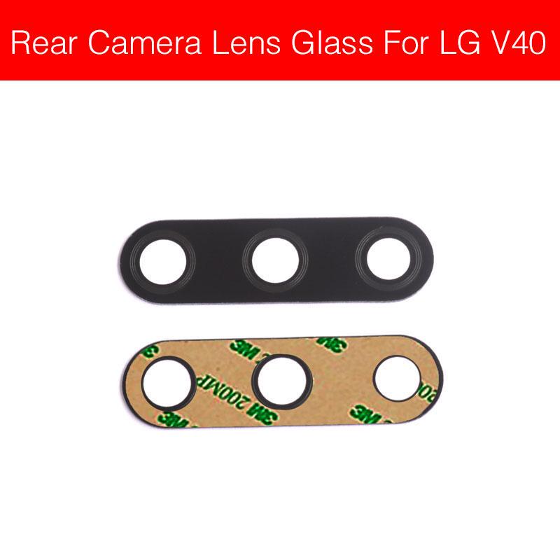 Стеклянный объектив задней камеры для LG V10 Q6 G4 G5 G6 G7 V20 V30 V40 с заменой клейкой наклейки