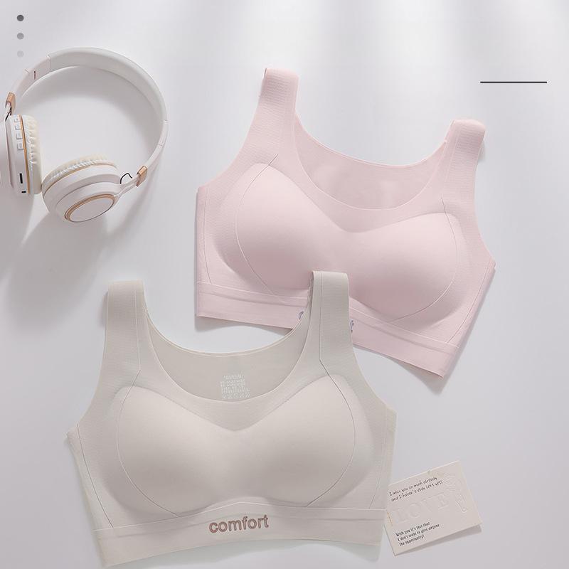 Sports Bra Women's Seamless Underwear Hollowed-out Beautiful Back Breathable Lift Bra Push Up Bra