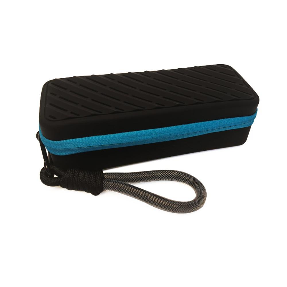 Large Capacity Silicone Swim Goggle Case Perforated Waterproof Eyeglasses Storage Bag Zipper Closure Portable