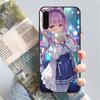 Милый чехол для телефона Minato Aqua Hololive для Samsung Note 9 10 20 Plus Pro Ultra J6 J5 J7 J8 Мягкий черный чехол для телефона