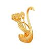6Pcs Elegant Luxury Dessert Utensils Zinc Zinc Zinc Alloy Dessert Spoon Coffee Spoon  Table Decoration