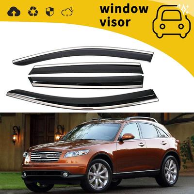 06-13 Infiniti FX35 EX25 Дождевики на двери и козырьки на окна