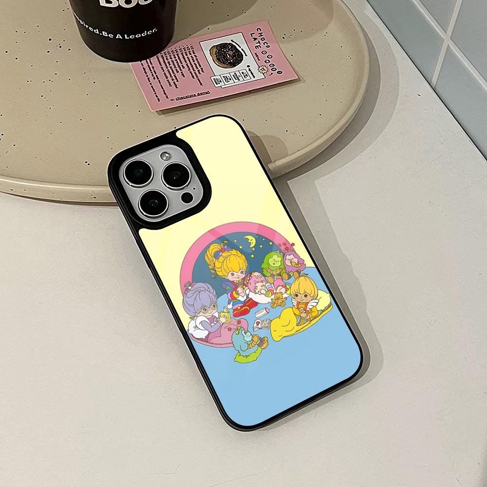 Cartoon R-Rainbow Brite Phone Case for Iphone 17 16 15 14 Air 13 12 11 Pro Max Mini Plus Fundas Shell PC+TPU Cover