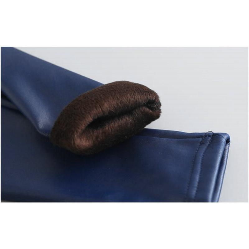 Новые леггинсы для маленьких девочек, зимние детские толстые бархатные леггинсы, брюки-карандаш, детские теплые брюки, леггинсы из искусственной кожи, узкие брюки