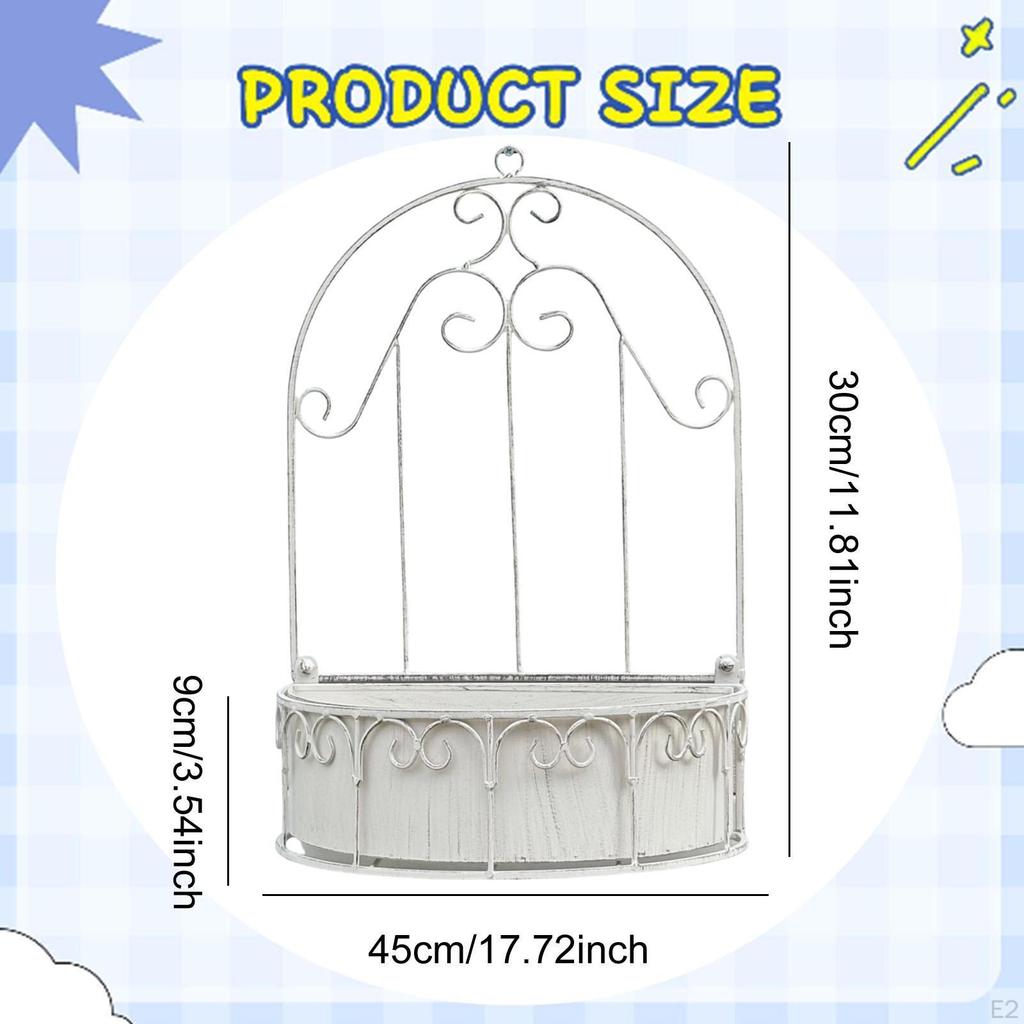 Съемный настенный кашпо 11,8x17,7 дюйма Аксессуар Подвесной контейнер для цветов