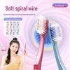 Soft Bristle Couple Toothbrush for Adults - Non-Shedding, Men & Women