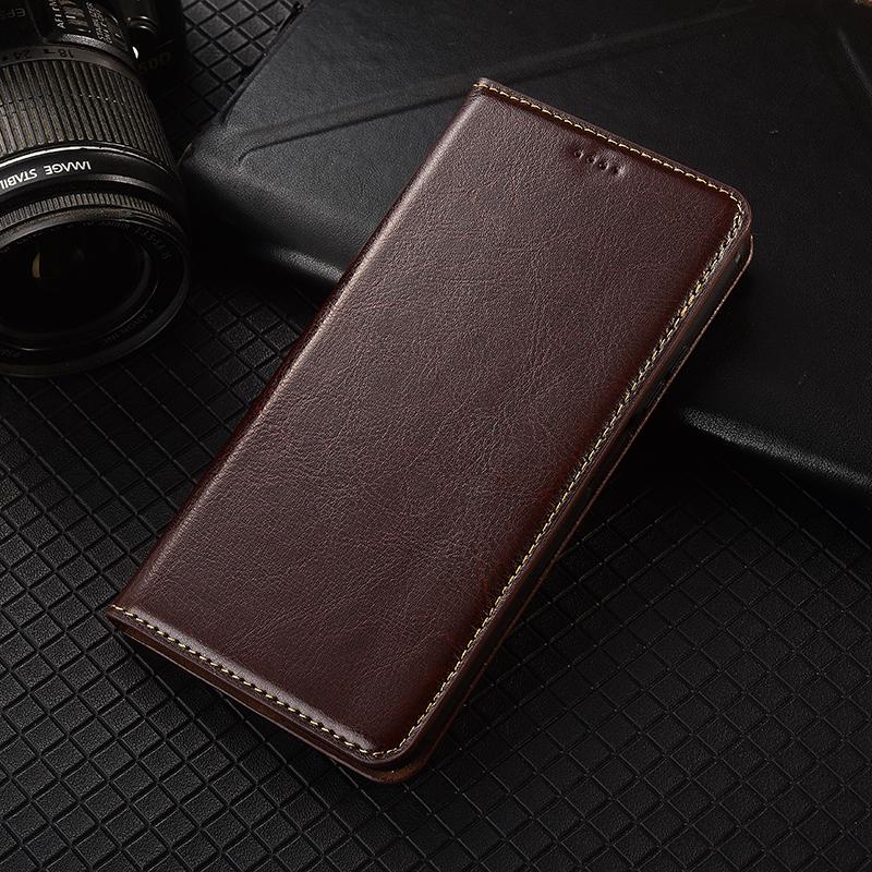 Чехол из натуральной кожи Crazy Horse для Redmi Note 7 8 8T 9 9S 10 10S 11 12 13 14 15 Pro + Plus, чехол-бумажник для телефона