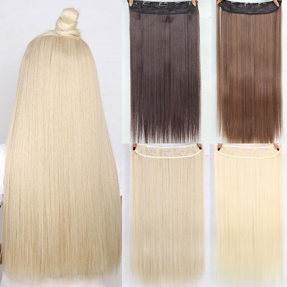 Long Straight Women In Hair Extension Synthetic Haistyle Heat Resistan
