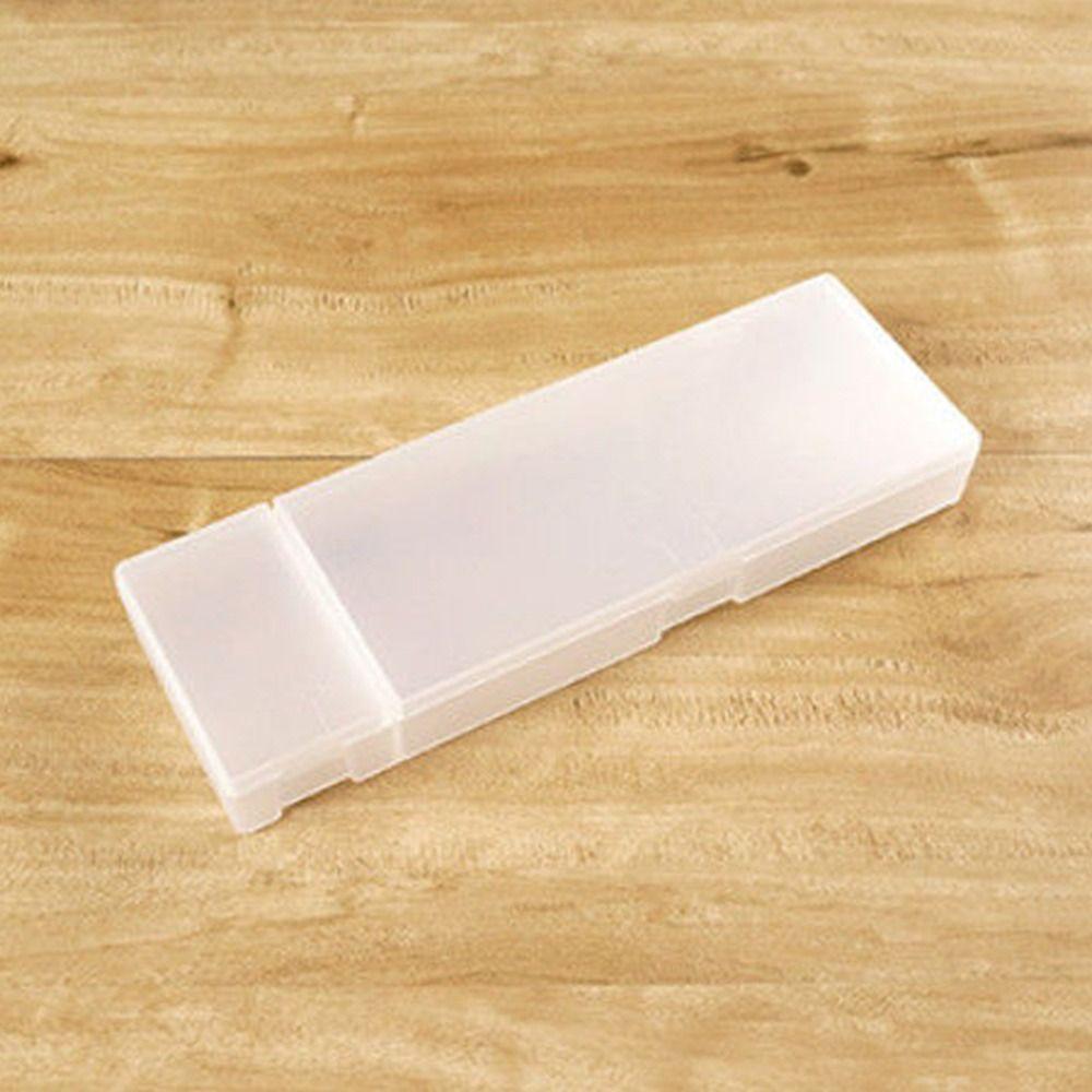 Frosted Pencil Case Non-toxic Stationery Box Simple Pencil Box  for School