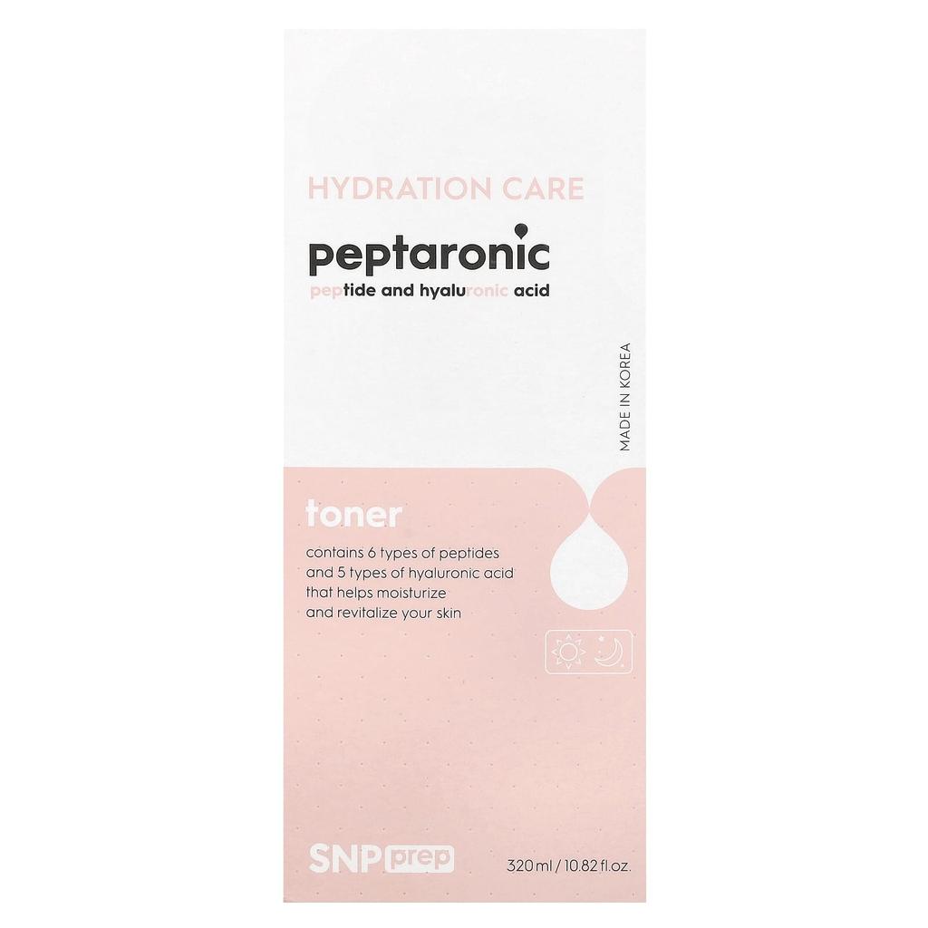 SNP Prep Peptalone, Пептиды и гиалуроновая кислота, тонер, 10,82 жидких унций (320 мл)