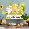 Decorative Welcome Spring Hangings Sign Handmade Woods Door Decorations