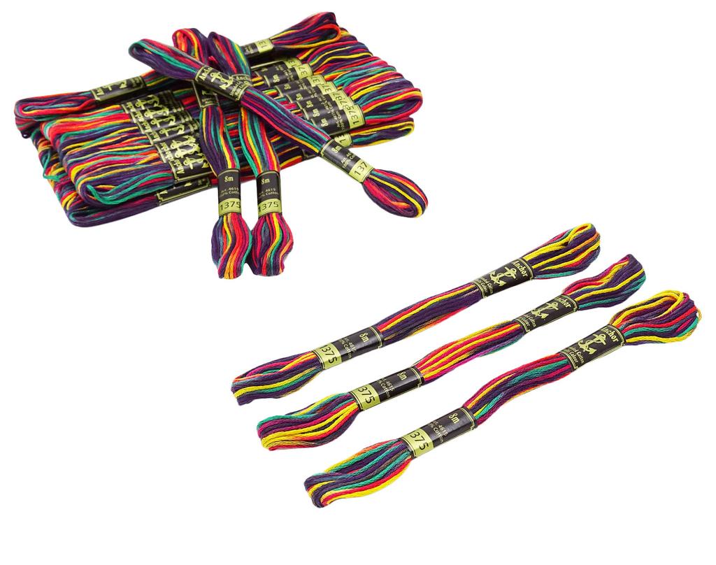 IBA Indianbeautifulart Набор из 25 предметов Якорь Вязание Тусклый Оливково-Зеленый Хлопчатобумажная пряжа Вышивка