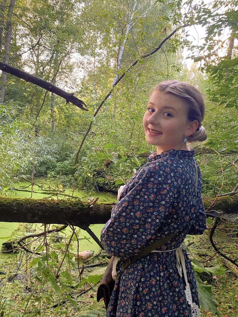 Японское платье с принтом Mori Girl Art, красивое весеннее женское платье из хлопка и льна, новое цветочное платье, свободное платье с длинными рукавами, платье-миди