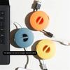 Portable Management USB Charging Data Line Cord Holder Cable Clips Organizer Cable Winder
