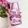 For Samsung Galaxy A90 5G Case SM-A908B Luxury Flowers Butterfly Painted Cover Soft Slim Phone Case For Samsung A90 A 90 5G Bags