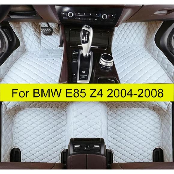 2 Doors Car floor mats for BMW E85 Z4 2004 2005 2006 2007 2008 auto Waterproof Anti-Slip foot Pads pu leather carpet pads