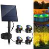 Подводный светодиодный светильник Nufeng Solar RGB с основанием