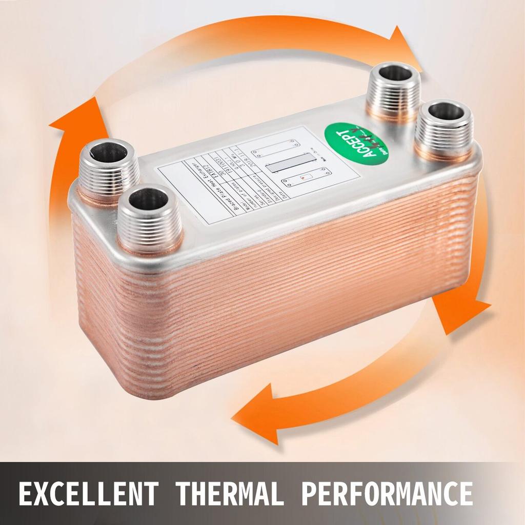 Heat Exchanger Brazed Plate Heat Exchanger 30 Plate Heat Exchanger for Heating