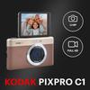 KODAK Pixpro C1 – Ultra-Compact Digital Camera  13MP BSI CMOS, 4x Zoom, 2.8-inch LCD Screen, LED Flash – Marron